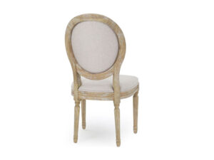 Coastal Traditional Fabric Dining Chairs (Pairs)