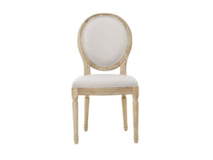 Coastal Traditional Fabric Dining Chairs (Pairs)